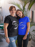 Christian Mama Floral Tee — Purple Flower Christian Mom Shirt
