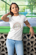 It's a Beautiful Day to Preach Rainbow T-Shirt — Christian Faith Inspirational Tee (Mark 16:15)