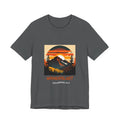 Wanderlust Mountain Tee — Vintage Sunset Adventure T-Shirt