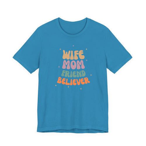 Christian Women's Faith & Family Tee — Love, Friends & Family